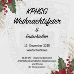 Einladung zur HSG Weihnachtsfeier & Endschießen am 13.12.